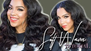 EASY Soft and Bouncy Waves Hair Tutorial | Step By Step screenshot 2