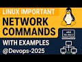 Linux network improvement commands || Linux realtime network commands ?