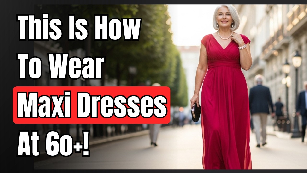 How To Wear Maxi Dresses At 60+ And Look Amazing! (5 Genius Styling Hacks)