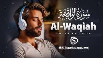 Surah Al Waqiah - سورة الواقعة | Relaxing Heart Touching Angelic Voice | Shakir Khan Rahmani