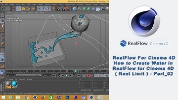 How to Create Water in RealFlow for Cinema 4D ( Next Limit) _Part_02