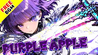 【夜を噛み砕け】PURPLE APPLE｜歌ありフリーBGM｜男女ツインボーカル×サイバーロック×EDM×高速ラップ×中毒性×かっこいい