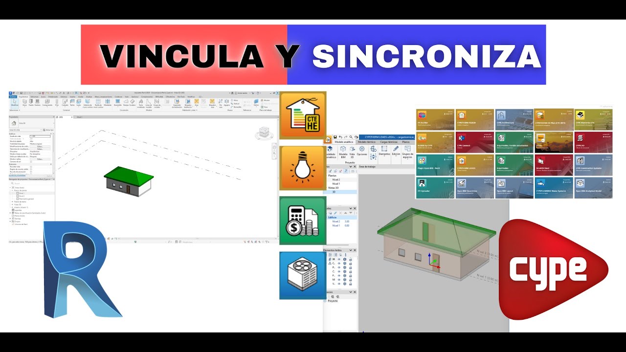 Vincular y sincronizar modelo Revit con Open BIM de Cype | Plugin gratuito