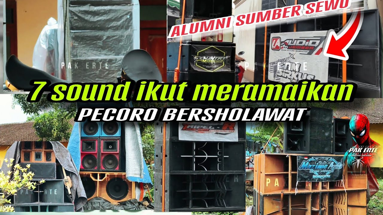 Pecoro bersholawat hari ini di suport 7 sound jember || 12 Desember 2025 lokasi pecoro petung jember