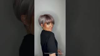 Stacked Bob Haircut #shorthaircuts #shorthair #stackedbob #bobhaircut #2023#foryou #shortvideo