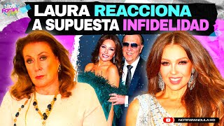 Así REACCIONÓ Laura Zapata a la presunta INFIDELIDAD de Tommy Mottola a su hermana Thalía