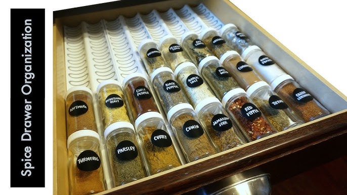 Spice Drawer Organization (Takes Only 1 Hour) - Darling Down South
