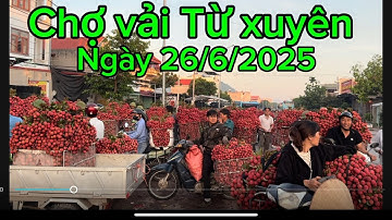 Cập nhật giá vải tại từ xuyên lục ngạn Bắc Giang ngày 26/6/2025
