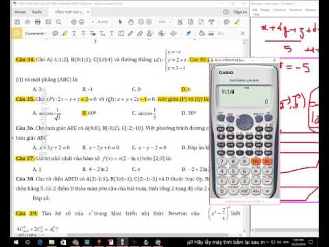 Video [500 trắc nghiệm] Tập 7: Câu 35 Góc hợp bởi 2 vector... - youtube