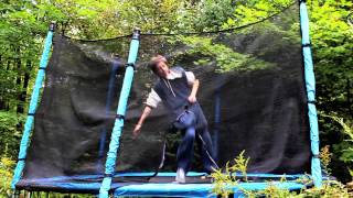 Canon t3i trampoline slow motion test / 1260x720p / 60 fps