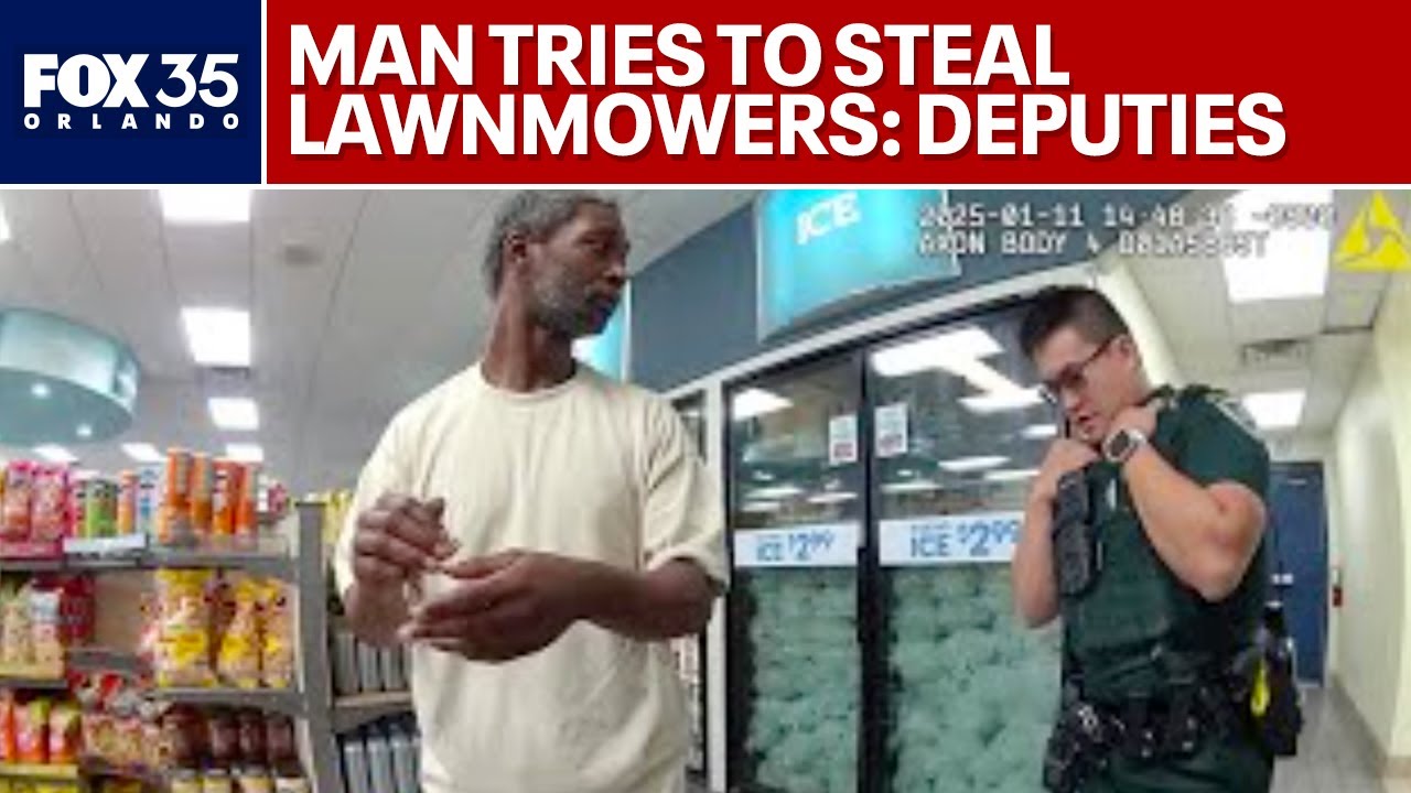 Florida man arrested after allegedly attempting to steal 2 lawn mowers ...