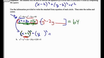 june 4 completing the square video lesson 12 5