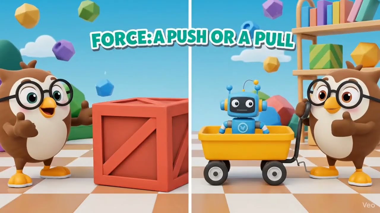 What is Force? 🤔 An Animated Physics Explained (Newton's Laws & Types)