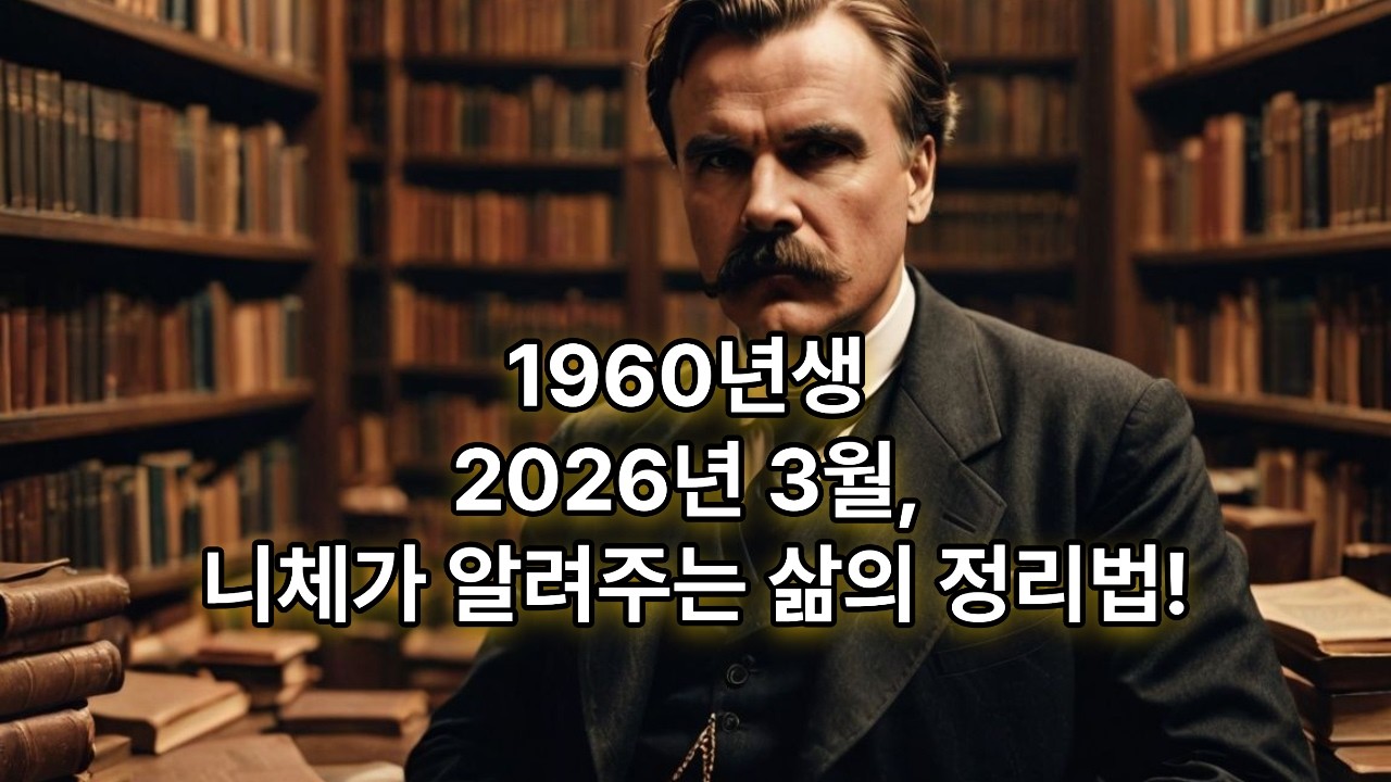 1960년생에게 니체가 남긴 한 문장 | 이제는 모든 답을 내가 내리지 않아도 됩니다