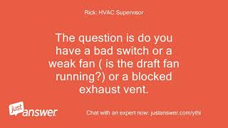 Rheem gas furnace error code 57 won't fire. No pilot light