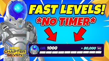 Best *NO TIMER* Fortnite XP MAP to LEVEL UP FAST in Chapter 7