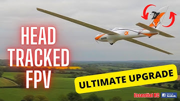 ULTIMATE FPV UPGRADE FOR RC FIXED WING | Flying the FMS Fox Glider with Head Tracked DJI Digital FPV