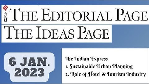6th January 2023 | Gargi Classes The Indian Express Editorials & Idea Analysis | By R.K. Lata