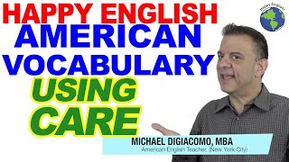 Using CARE - English Vocabulary Lesson