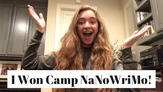 Editing 40,000 words in One Week // WINNING Camp NaNoWriMo Week 4 // Writing Vlog
