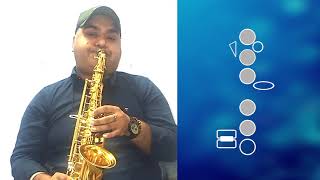 Saxophone playing lesson in hindi part 20, G major scale in base,,
