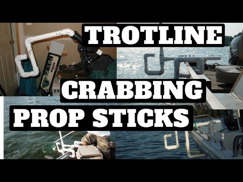 Trotline Crabbing In Maryland Trotline Prop Stick/Roller Options 