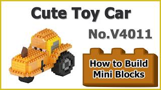 How to Build Blocks Toy Car V4011 Instructions Specifications