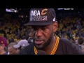 Lebron james interiew after cavs get 1st pick and interview after brining a title to cleveland