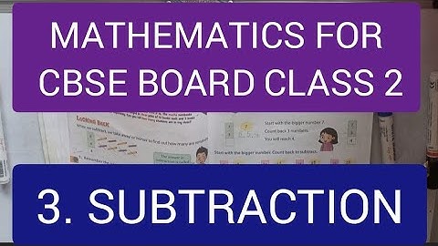 class second new enjoying mathematics | chapter 3 Subtraction warm up | SAVITA PHAWADE ACADEMY |MATH
