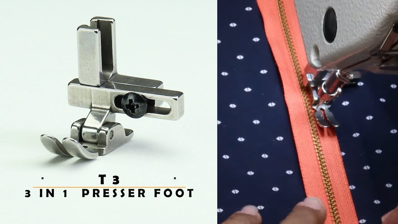 T3 | 3 in 1 Presser foot