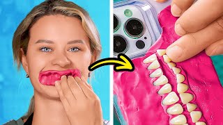 Transforming My Teeth into a Phone Case! Unseen DIY Wonders