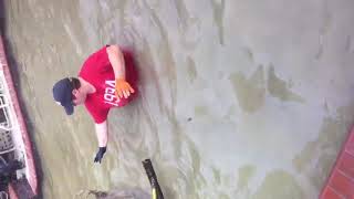 WATCH: Deer rescued from  Kingwood pool