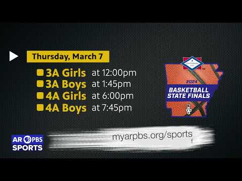 PROMO | 2024 Arkansas High School Basketball State Finals with Schedule