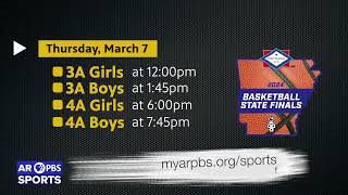 PROMO 2024 Arkansas High School Basketball State Finals with Schedule