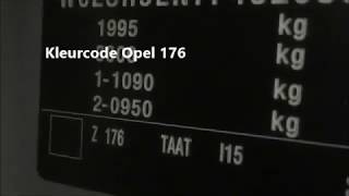 Opel Modellen Kleurcode 176