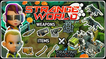 NEW EARLY ACCESS SURVIVAL MMORPG GAME - STRANGE WORLD - ANDROID GAMEPLAY PART 1