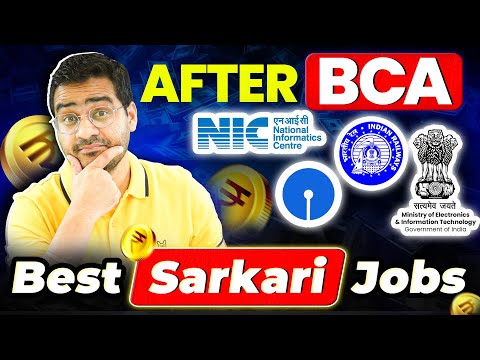 💥After BCA Best Sarkari Jobs🤩Best Govt. Jobs After BCA🤑After BCA Jobs #BCA #BCAJobs #GovtJobs #GoI