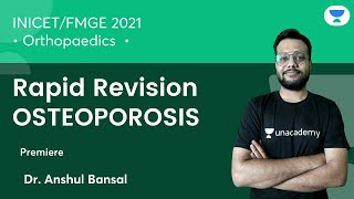 Rapid Revision OSTEOPOROSIS | INICET /FMGE 2021| Let's Crack NEET PG | Dr.Anshul Bansal screenshot 1