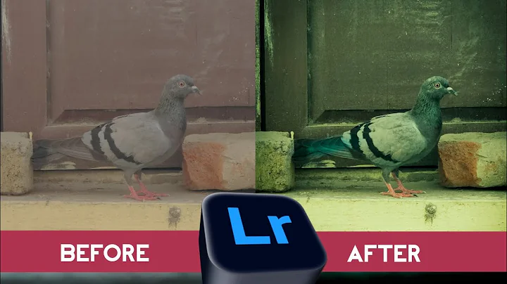 MOODY GREEN - within 5 minutes | Color grading Tutorial  #moodygreen #lightroomediting