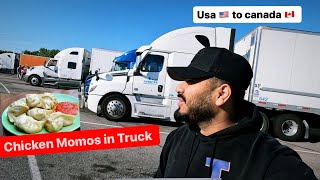 Chicken momos aur chill In USA truck vlog