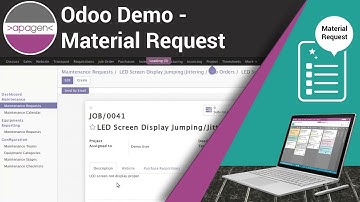 Odoo Demo - Material Request| Apagen Solutions Pvt. Ltd. (Odoo Service Provider)