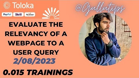 Evaluate the relevancy of a webpage to a user query (English) 0.15 Complete Training 💯 #gullutips