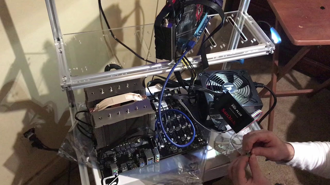 Sneak peek on the new mining rig!!! - YouTube