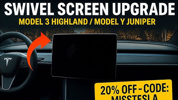 Tesla Model Y Juniper & Model 3 Highland Scherm Upgrade | Hansshow Draaibare Montagekit 2.0 Insta...