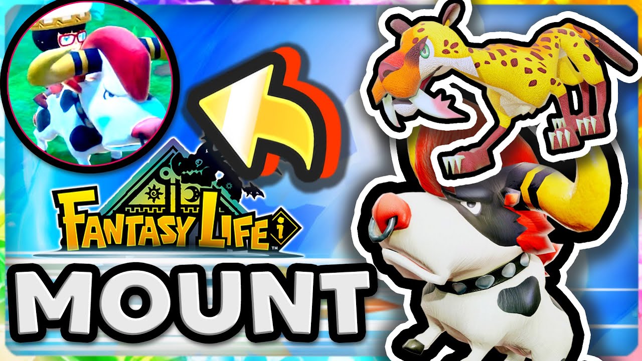 How I Mounted Taurus and Forest Panther in Fantasy Life i — Easiest Spawns Rare Drop Location