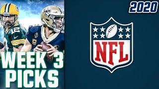 NFL WEEK 3 PICKS 2020 NFL GAME PREDICTIONS WEEKLY NFL PICKS