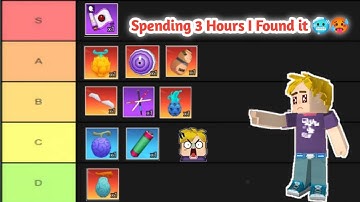 Tier List of All Scrolls and Fruit in Animeshowdown!?🥶🥵 #blockmango #animeshowdown #tranding