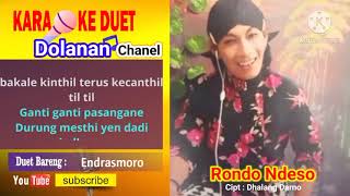 Rondo Ndeso Karaoke Smule Feat Endrasmoro