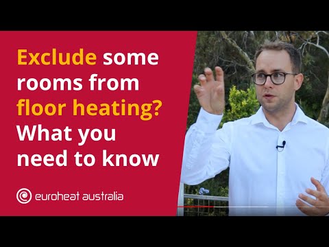Phil from Euroheat explaining why leaving rooms out of floor heating backfires