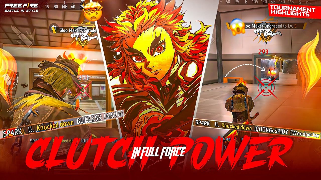 RUSHER POV 👀 | FREE FIRE MAX 🇮🇳 | TOURNAMENT HIGHLIGHTS ✨ | SPARK RUSH 🔥